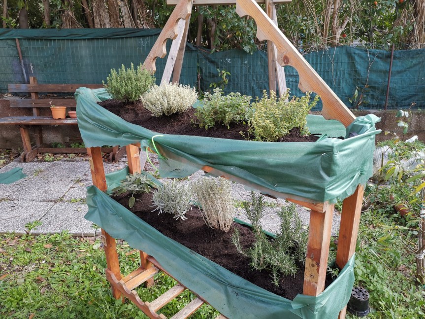 Da rastrelliera per i vini a ‘casa delle aromatiche’