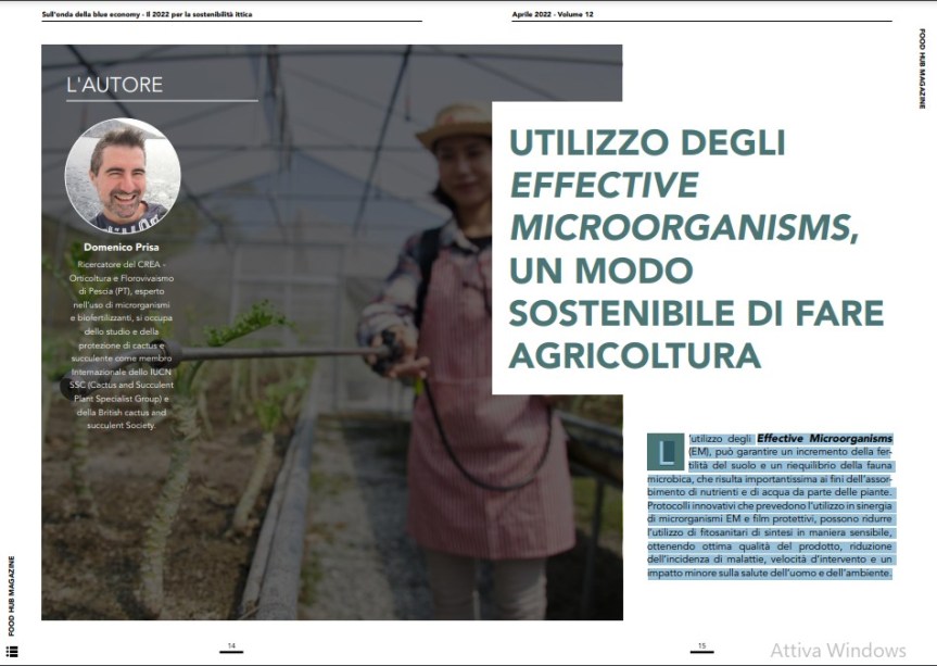 Utilizzo degli Effective Microorganisms, un modo sostenibile di fare&nbsp;agricoltura