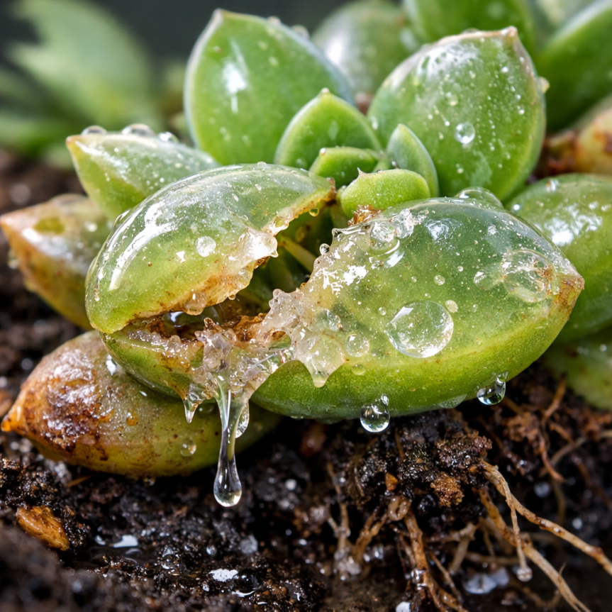 Perché le succulente “scoppiano” se annaffiate&nbsp;troppo