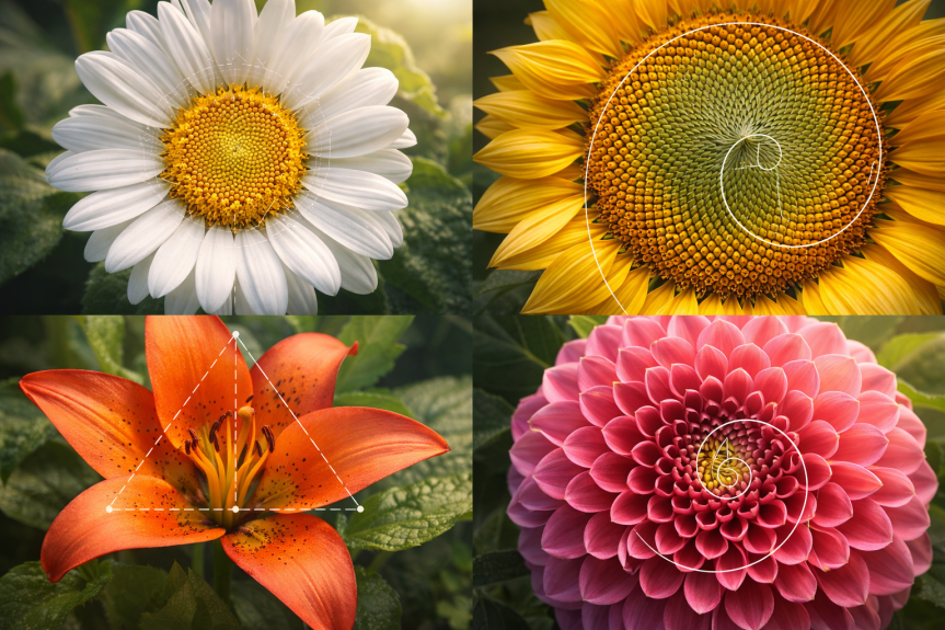 La matematica dei fiori: simmetria e geometria nelle piante&nbsp;ornamentali