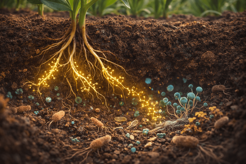 Come avviene il riconoscimento tra piante e microrganismi utili nel&nbsp;suolo