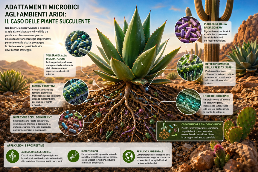 Adattamenti microbici agli ambienti aridi: il caso delle piante&nbsp;succulente