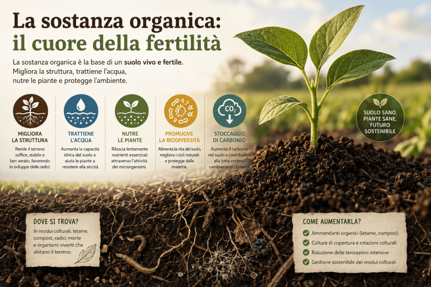 La sostanza organica: il cuore della&nbsp;fertilità