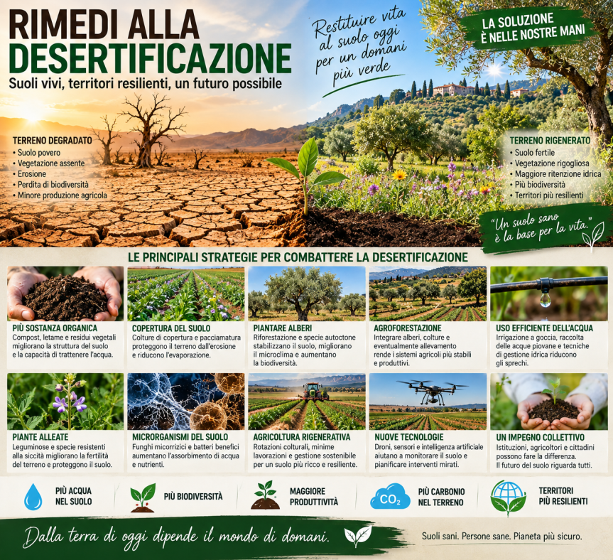 Rimedi alla desertificazione: come possiamo restituire vita ai territori che si stanno&nbsp;inaridendo