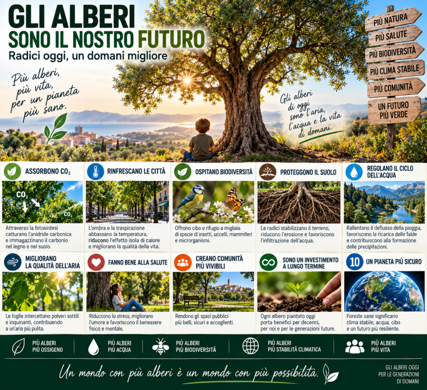 Gli alberi sono il nostro futuro: perché proteggerli significa proteggere noi&nbsp;stessi